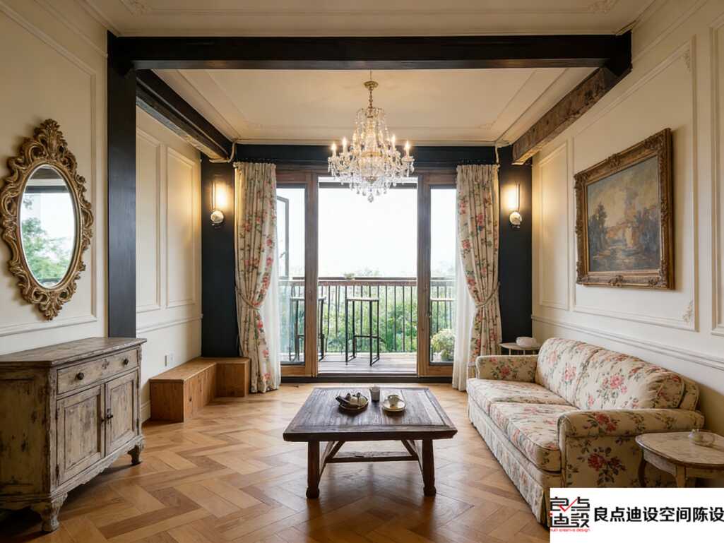 梦想中的民宿客厅，这软装搭配我愿称之为「复古混搭天花板」!✨